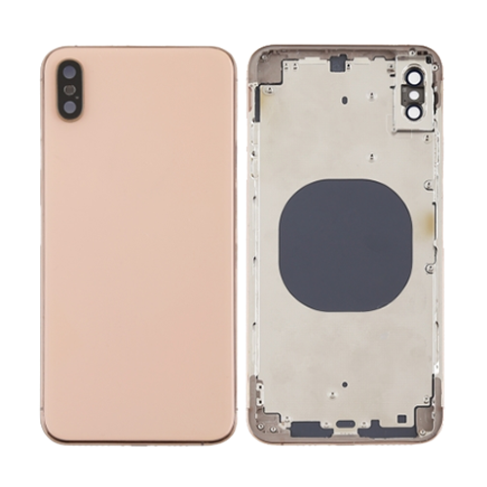 For iPhone Xs Max Rear Housing Gold PFIPXSM013